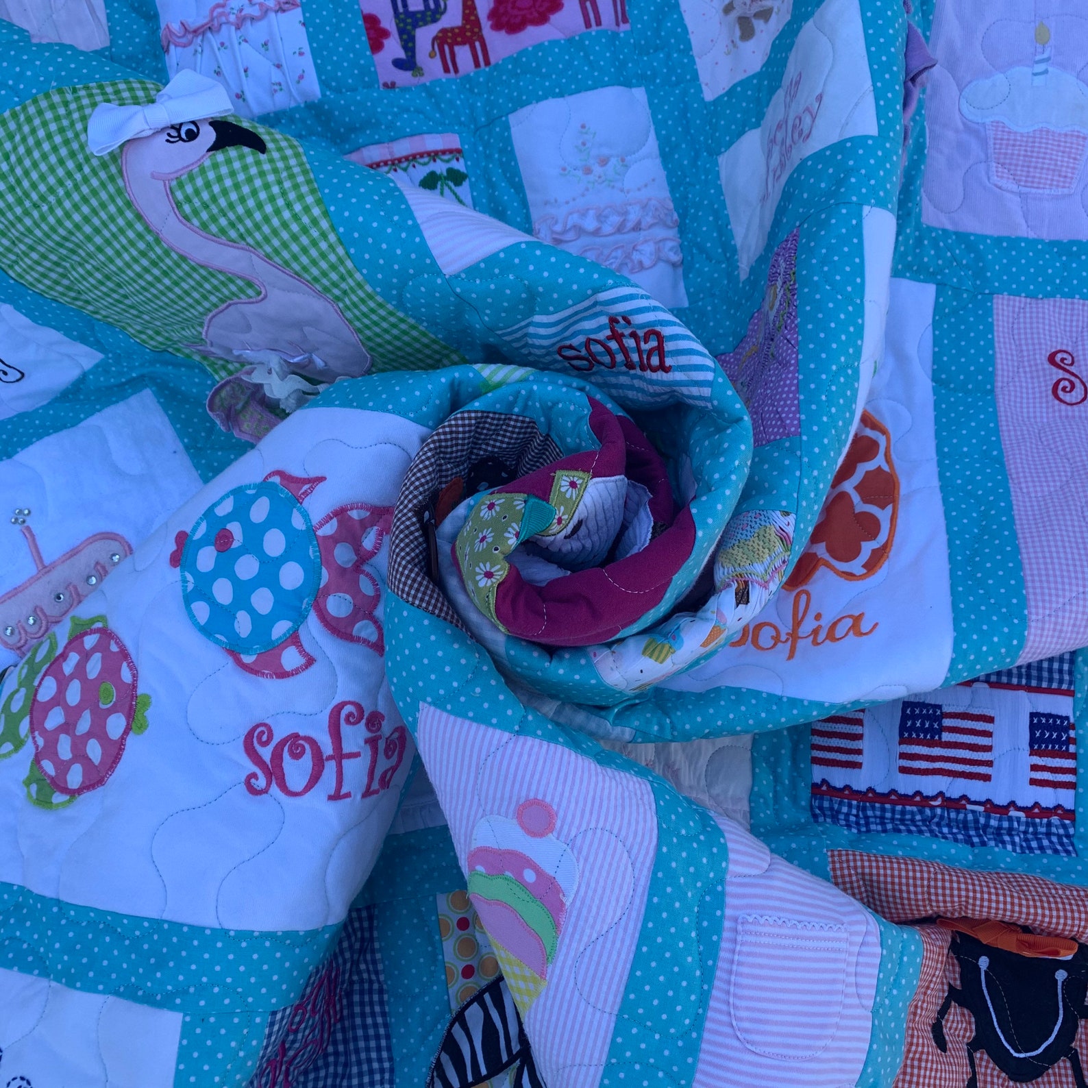 Baby Clothes Quilt MEMORY QUILT First Year Clothes Quilt Etsy