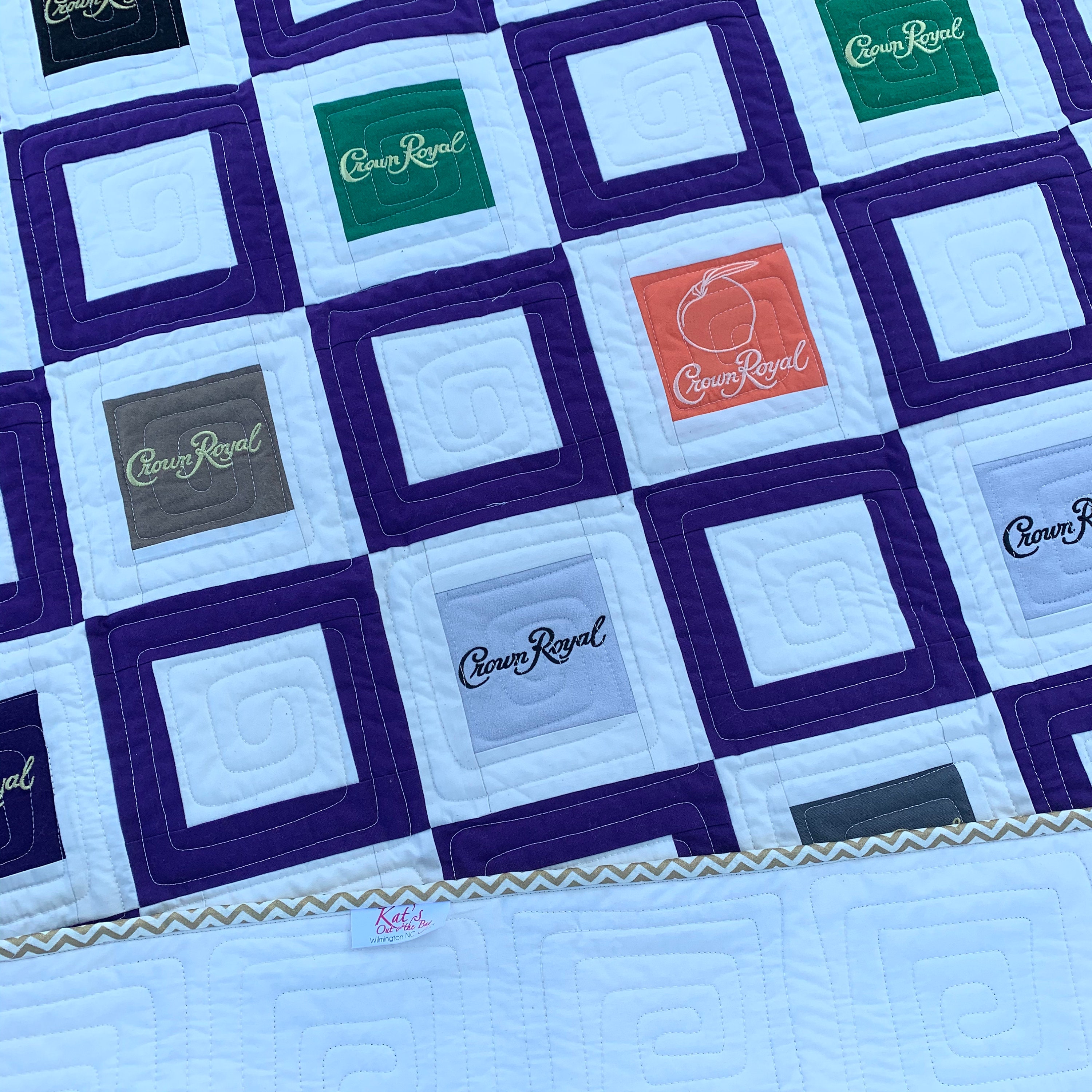 Crown Royal Quilt Blanket Keepsake Throw Made From Your Collection of Crown Royal Bags Custom Made Etsy Canada