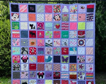 Baby Clothes Quilt - made from your child&#39;s clothing, custom made