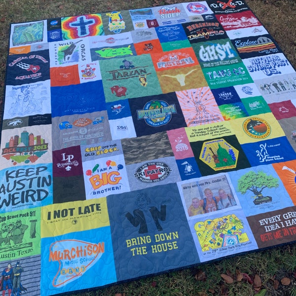 T Shirt Quilt Etsy