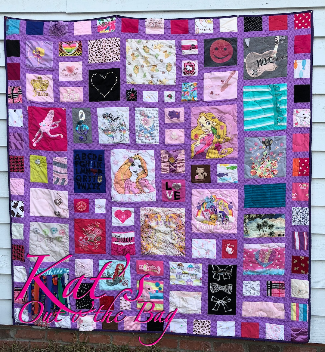 Memory Quilt Baby Clothes Memory Quilt Keepsake Quilt Etsy