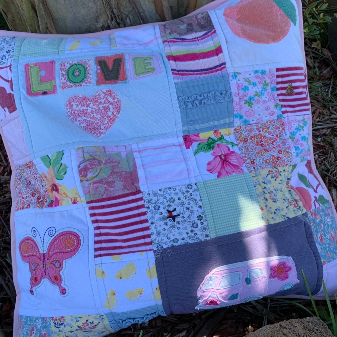 Memory Pillow Case or Sham made from baby items custom made Etsy