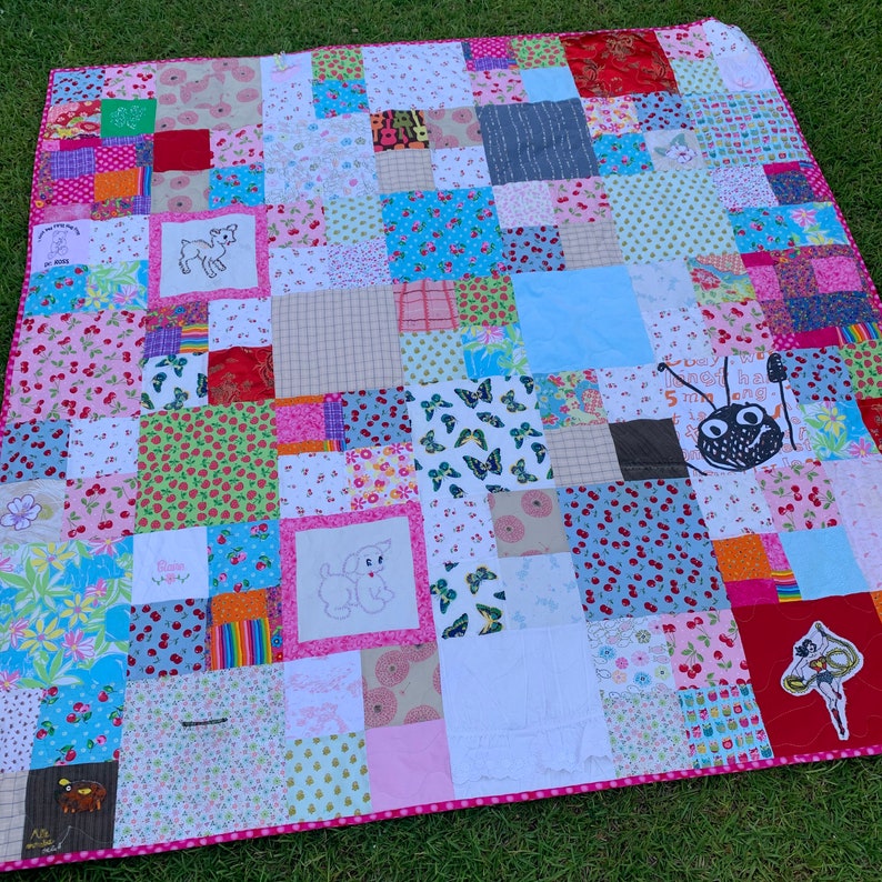Keepsake Baby Clothes Quilt Made From Your Child's Etsy