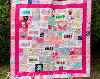 Baby Clothes Memory Quilt: Custom Keepsake Blanket