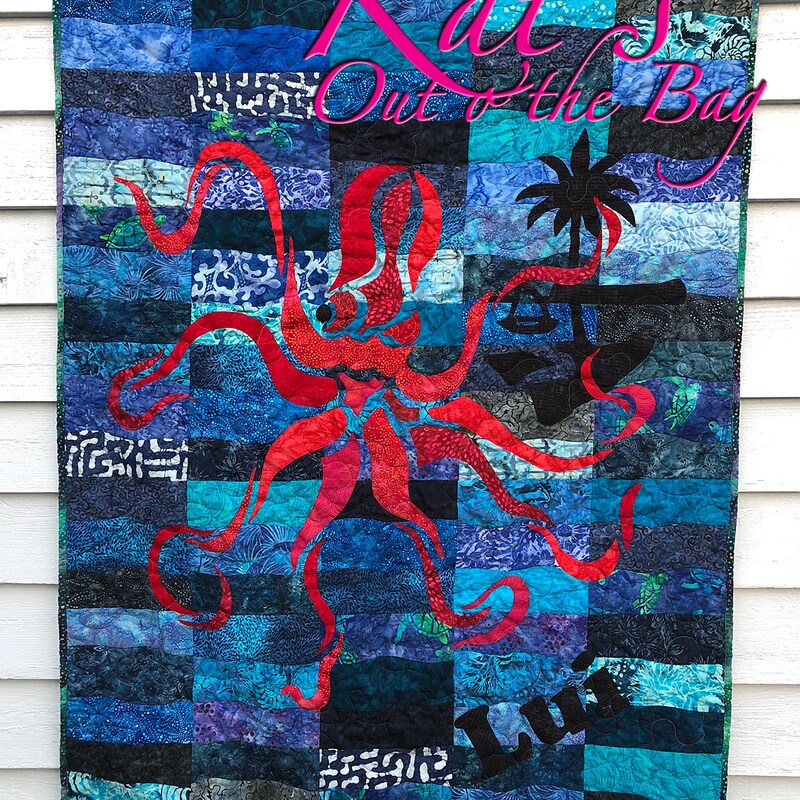 Octopus Tentacle Squid Print Pattern Blanket