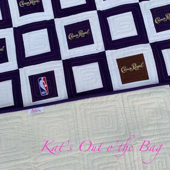 Crown Royal Quilt Blanket or Throw Made From Your Collection of Crown Royal Bags Etsy Canada