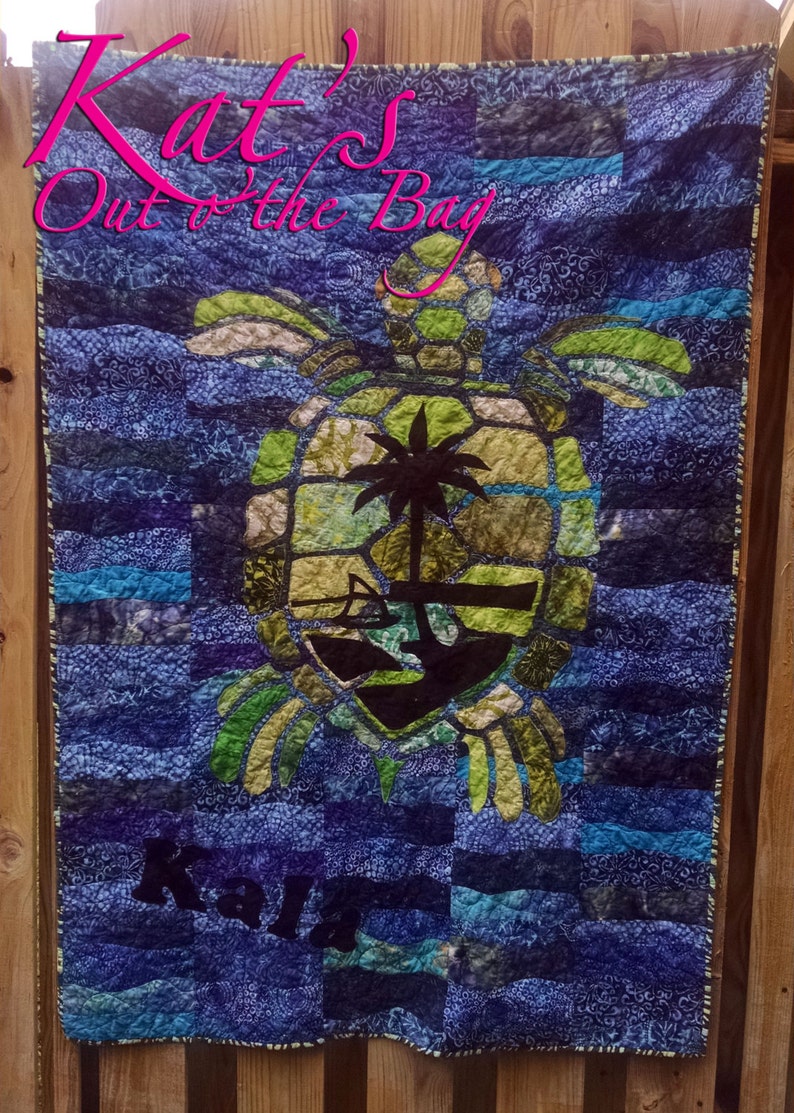 Sea Turtle Quilt Sea turtle Blanket Custom Turtle Quilt Sea Turtles Quilt Sea Turtle Throw image 9