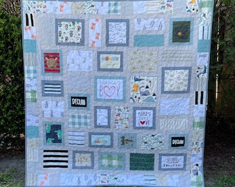 Baby Clothes Memory Quilt: Custom Keepsake Quilt