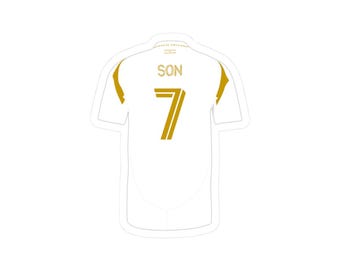 Heung-Min Son LAFC Jersey Illustration - Minimalist Football Art & Sticker