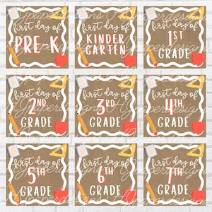 painted banner template | first day of school banner | back to school banner | 16 designs | banner mockup | custom banner | DIGITAL DOWNLOAD