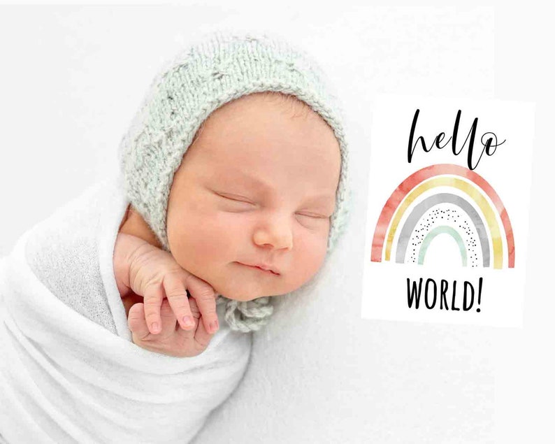 12 Months Rainbow Monthly Milestone Cards Baby Photography Photo Props 12 Months Rainbow Monthly Milestone Cards Baby Photography Photo Props