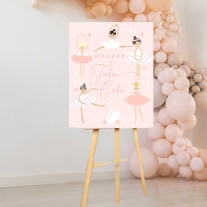 Tutu cute birthday invitation, Two two cute ballerina birthday party invitation, Ballet birthday invitation 2nd birthday tutu invitation image 8
