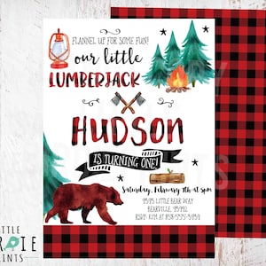 Lumberjack Cupcake Toppers Lumberjack Printable Cupcake Toppers ...