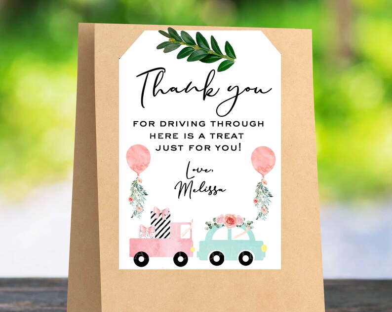 Drive by baby shower diaper raffle tickets Drive through baby Etsy