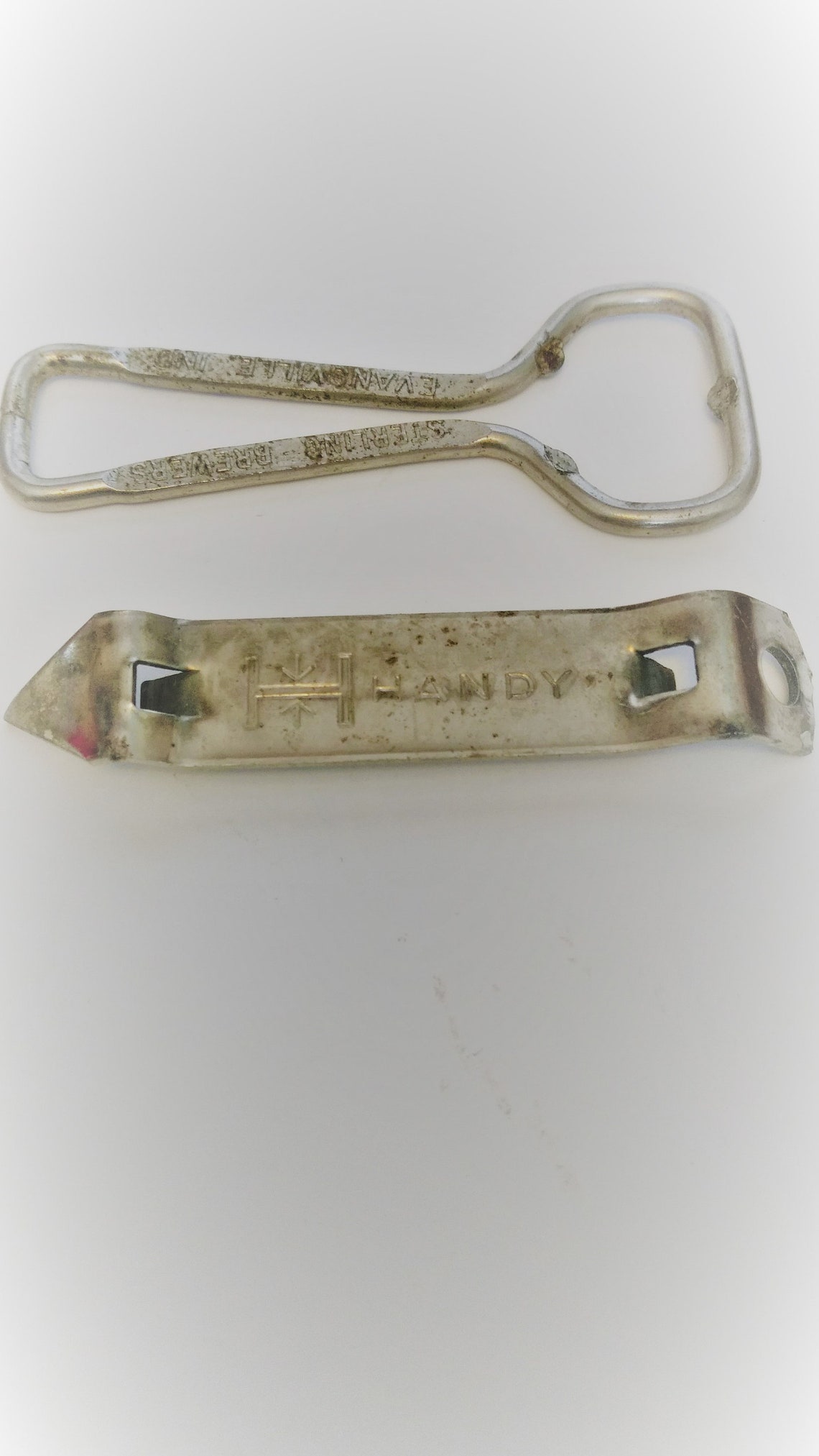 Two Vintage Beer Can Openers for Bottles or Oil Cans Open Etsy