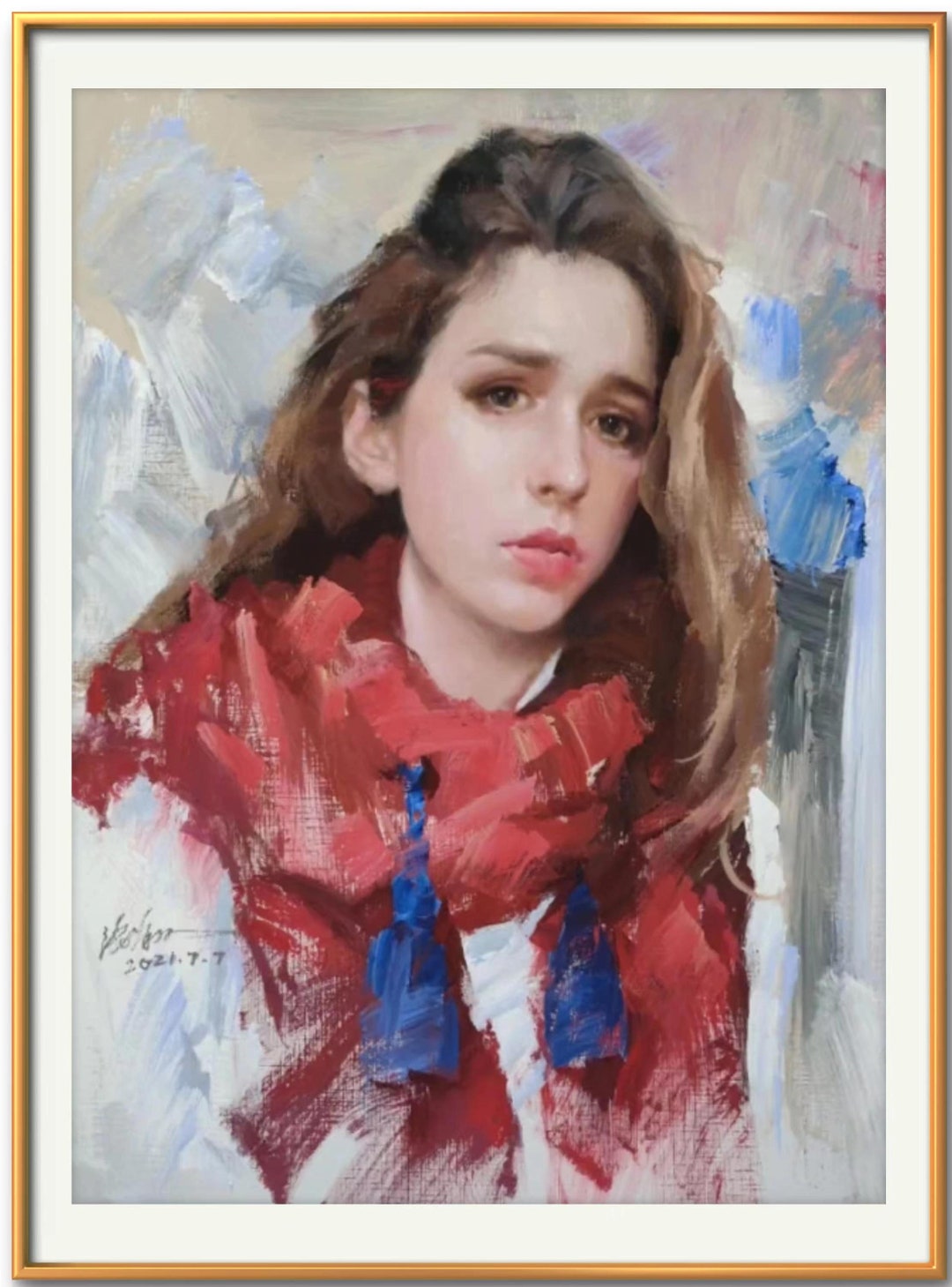 Custom Oil Painting From Photo, Hand Painted With Oil on Canvas Etsy