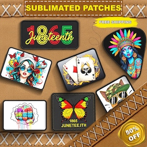 Custom Print Patches | Sublimation Patches | Sublimated Patch | Custom Logo Patch | Full Color Patch | Patches for Hats | Patches for Bags
