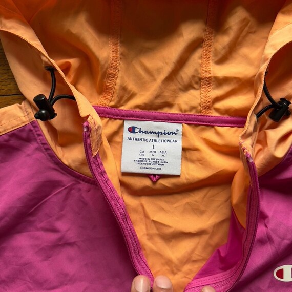 Champion Pullover Softshell Jacket Color Block Ac… - image 2