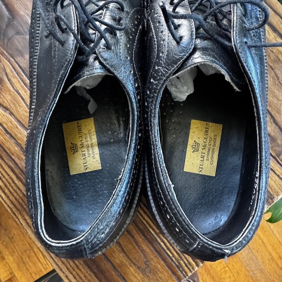 Stuart McGuire Black Leather Longwing Brogue Spri… - image 5