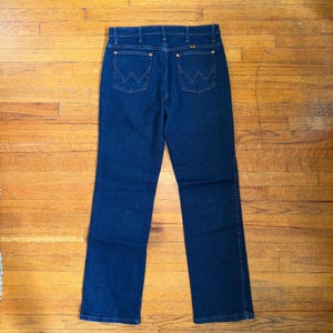 Wrangler Men's Dark Wash Straight Leg Denim Jeans 32x30 image 8