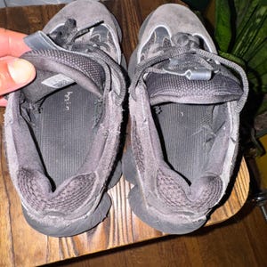 Adidas Yeezy 500 Enflame High Top Sneakers Black/Grey Mens Size 5 Womens 7 image 8