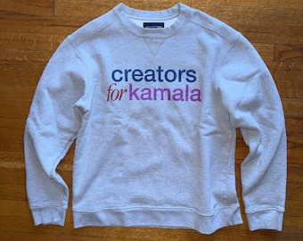 Sudadera Creators For Kamala, tejido de punto gris con estampado L