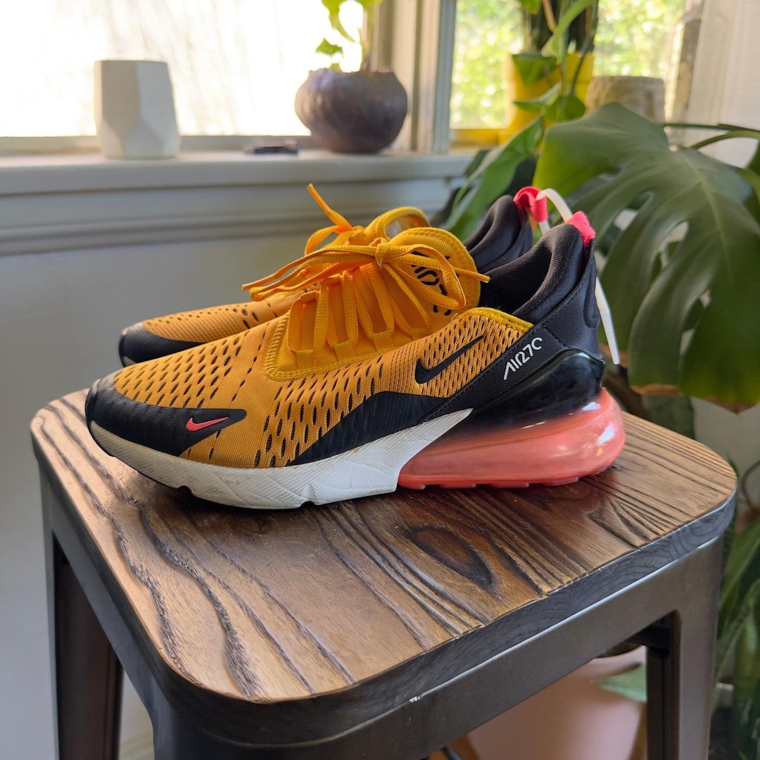 Yellow Nike Air Max 270 Tiger Nike Air Max 270 Running Shoes
