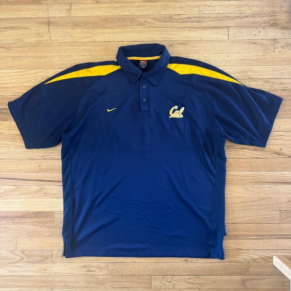 Nike Cal チームウェア XXL ネイビー　カリフォルニア大学 Nike University of California, Berkeley Golden Bears Polo Mens XL