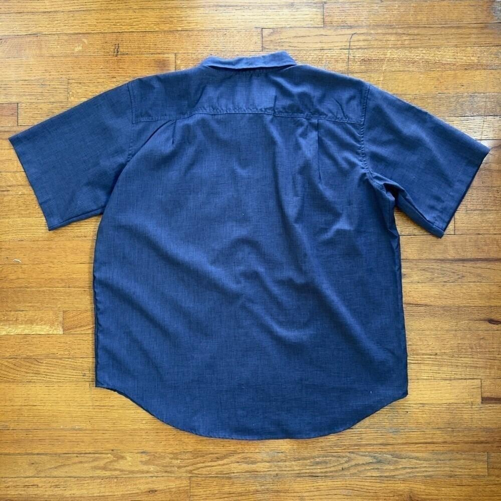 Chemise De Pêche Orvis Homme – Bleue – Capuche – Taille L – Manches Longues – Tricot Gaufré