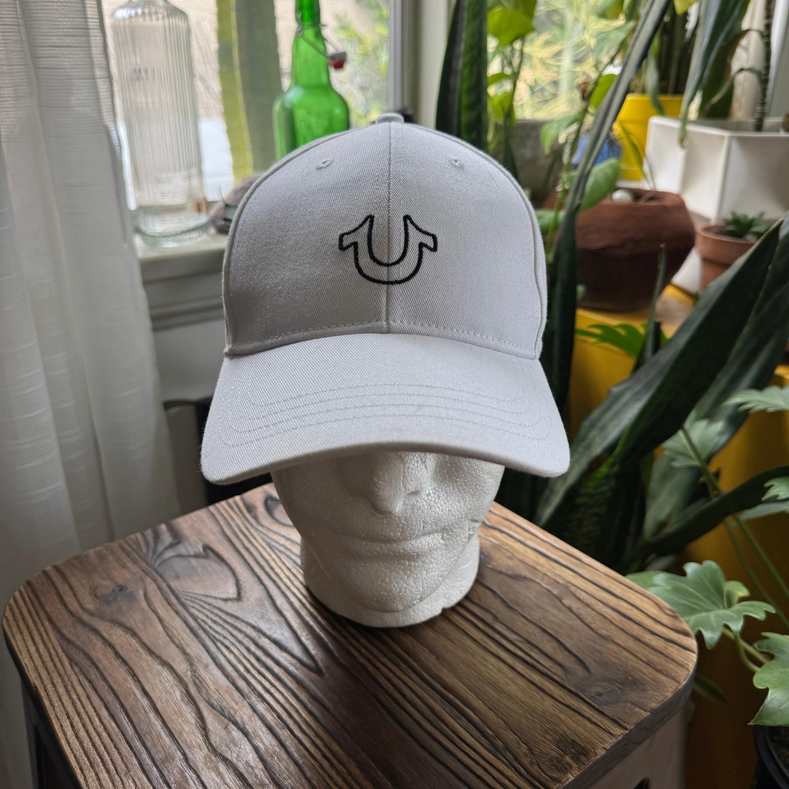 True Religion baseball hat cap gray linen cotton silver stud embroidery XXX Vintage TRUE RELIGION Hat Buddha Baseball | Mercari main image 2