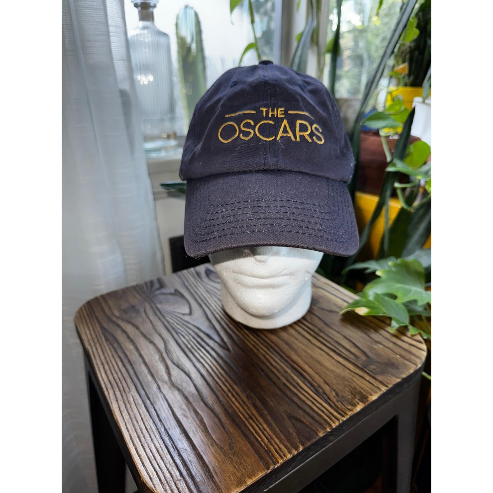 The Oscars Academy Awards Navy Blue Baseball Cap Gold Embroidered
