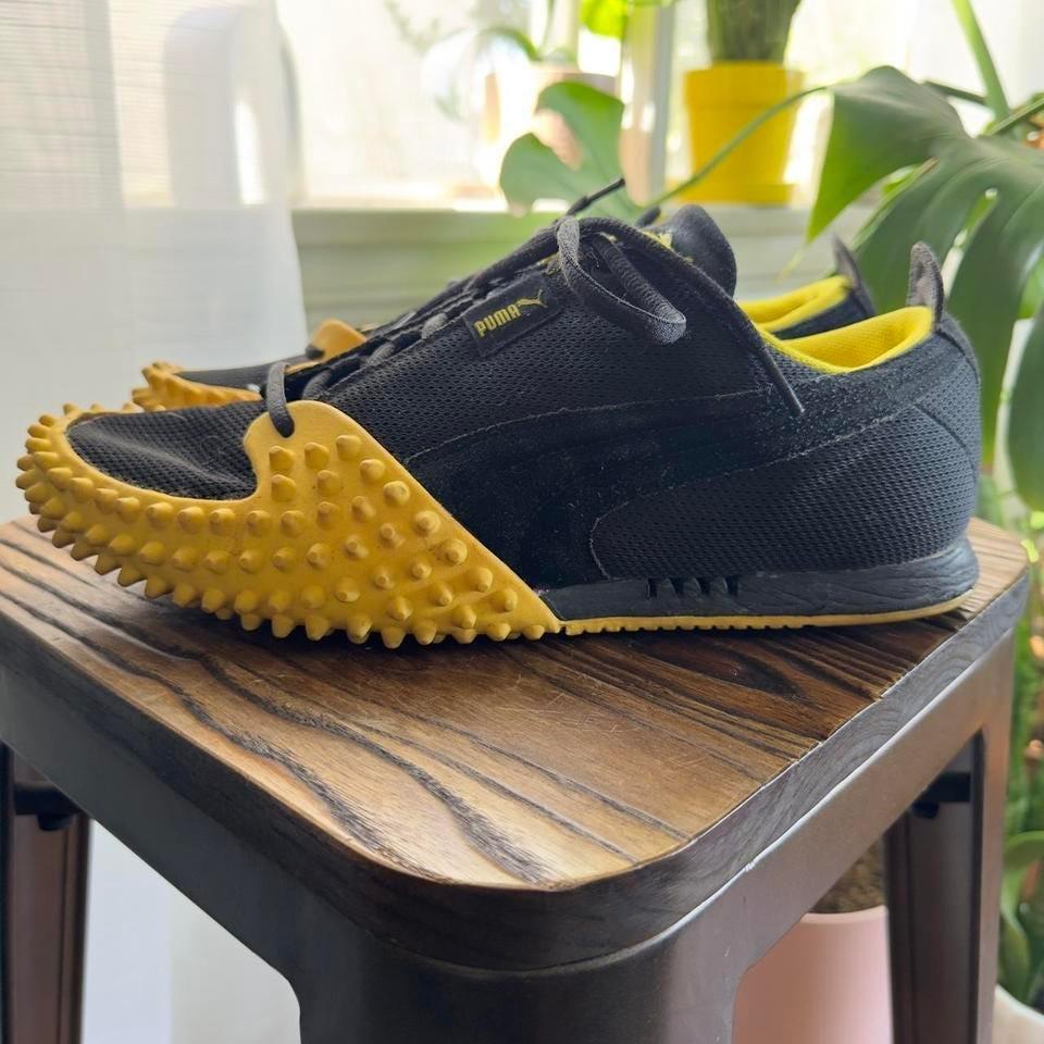 Vintage PUMA Mostro Ripstop OG Y2K Sneakers - Grey/Black Yellow Logo - Size 9 Y2k puma mostro - Gem main image 4