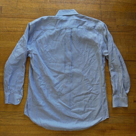 Peter Millar Houndstooth Button Down Long Sleeve … - image 6