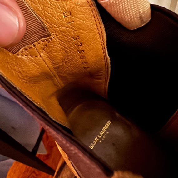 Saint Laurent Paris‎ Wyatt Suede Chelsea Boots Brown Mens Size 42 Wyatt suede Chelsea boots in brown - Saint Laurent | Mytheresa main image 4