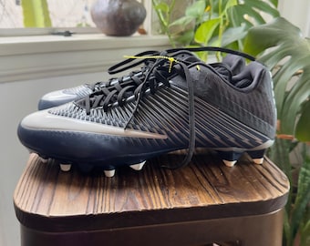 Botas de fútbol Nike Vapor Speed Low TD para hombre, color azul marino y blanco, talla 14