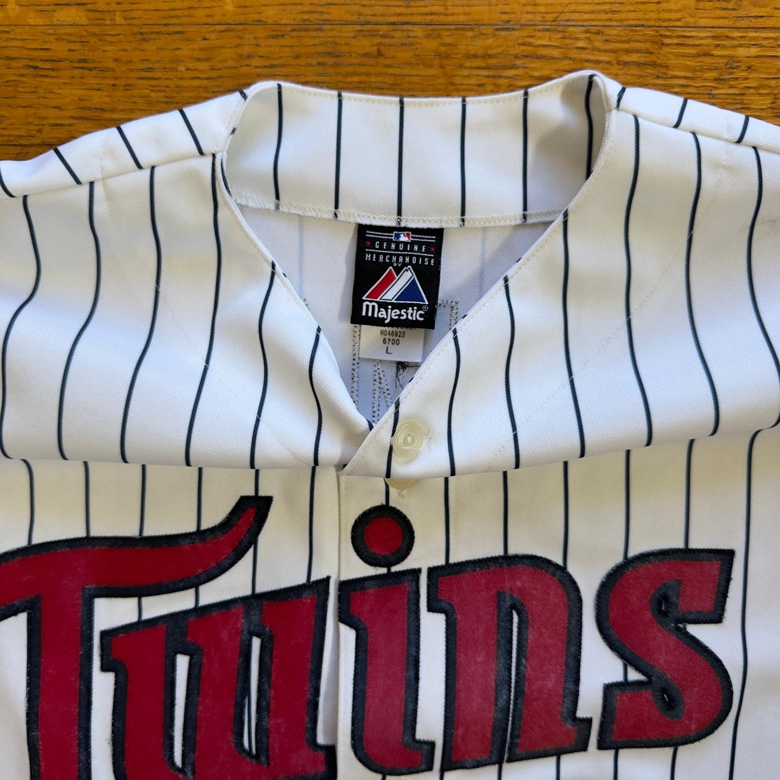 Maillot De Baseball Minnesota Twins Majestic Cool Base - Taille L - Homme - Occasion - MLB