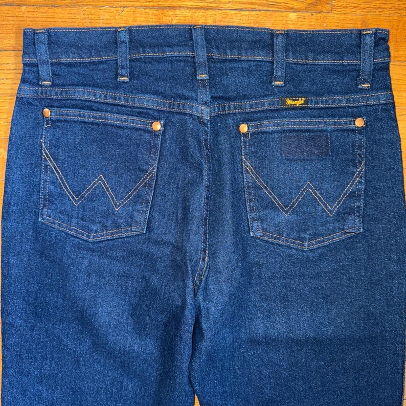 Wrangler Men's Dark Wash Straight Leg Denim Jeans 32x30 image 9
