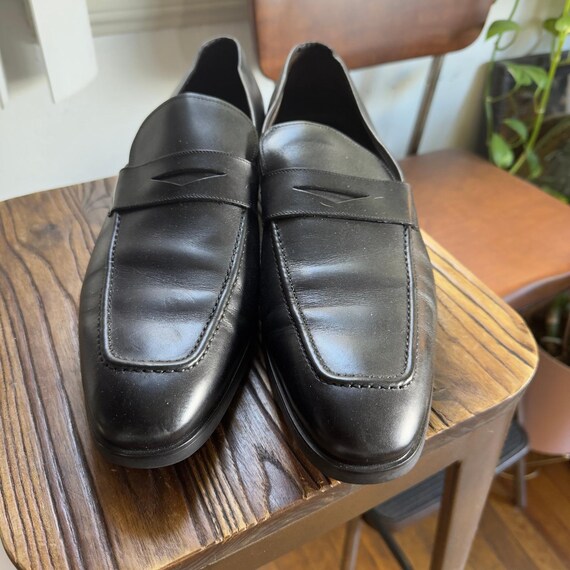 To Boot New York Adam Derrick Mens Black Leather Penny  display picture 1