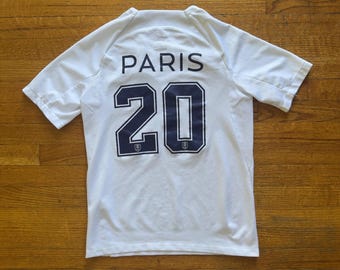 Nike Paris Saint-germain PSG Soccer Jersey Qatar Airways White