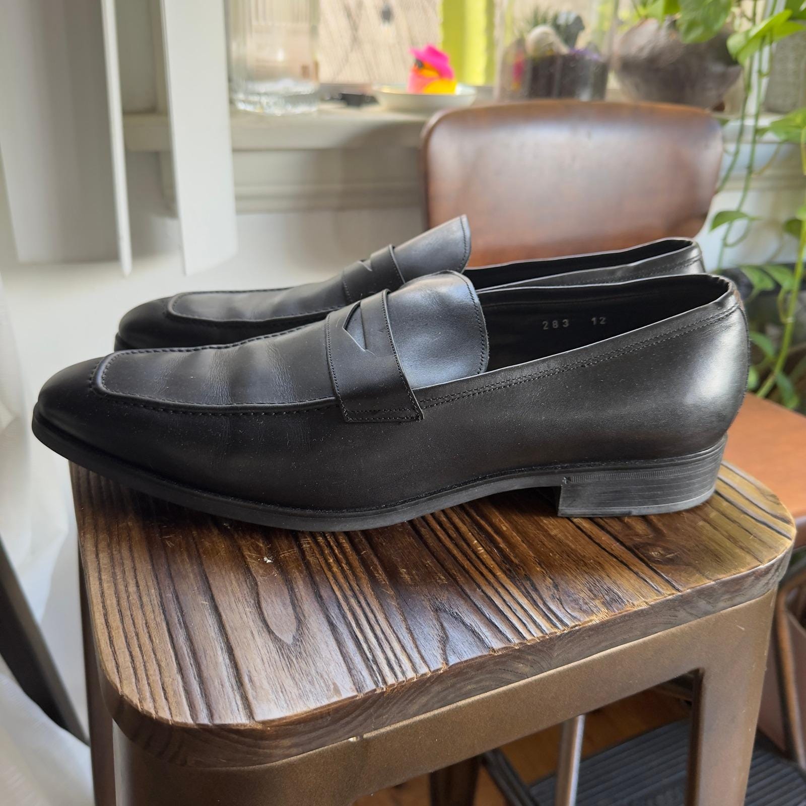 To Boot New York Adam‎ Derrick Mens Black Leather Penny Loafers Size 12 Merritt Black Deer Men main image 3