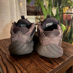 Adidas Yeezy 500 Enflame High Top Sneakers Black/Grey Mens Size 5 Womens 7 image 4