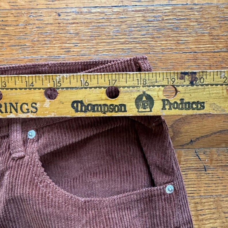 Pantalones anchos de pana marrón para hombre de BDG Urban Outfitters, talla 36x30 imagen 2