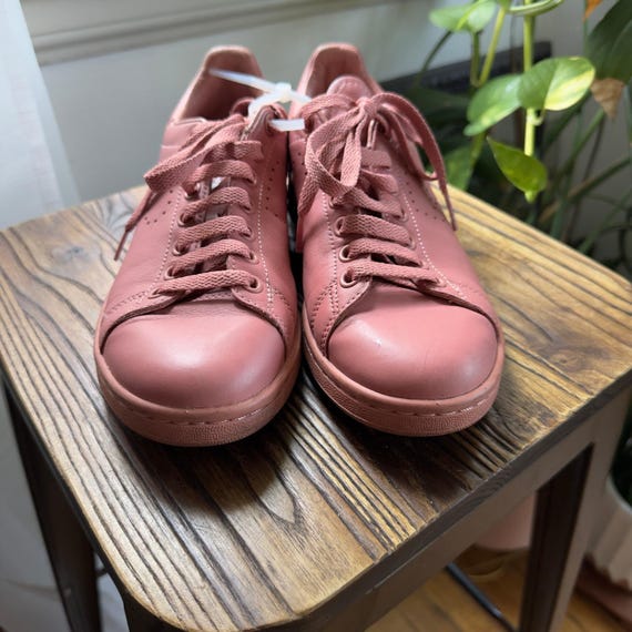Adidas X Raf Simons Stan Smith Pink Leather Sneakers Women's Size US 5.5 -  Etsy
