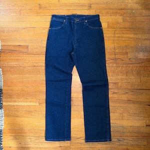Wrangler Men's Dark Wash Straight Leg Denim Jeans 32x30 image 1