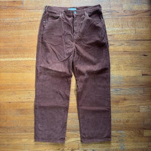 Pantalones anchos de pana marrón para hombre de BDG Urban Outfitters, talla 36x30 imagen 1