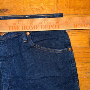 Wrangler Men's Dark Wash Straight Leg Denim Jeans 32x30 image 3