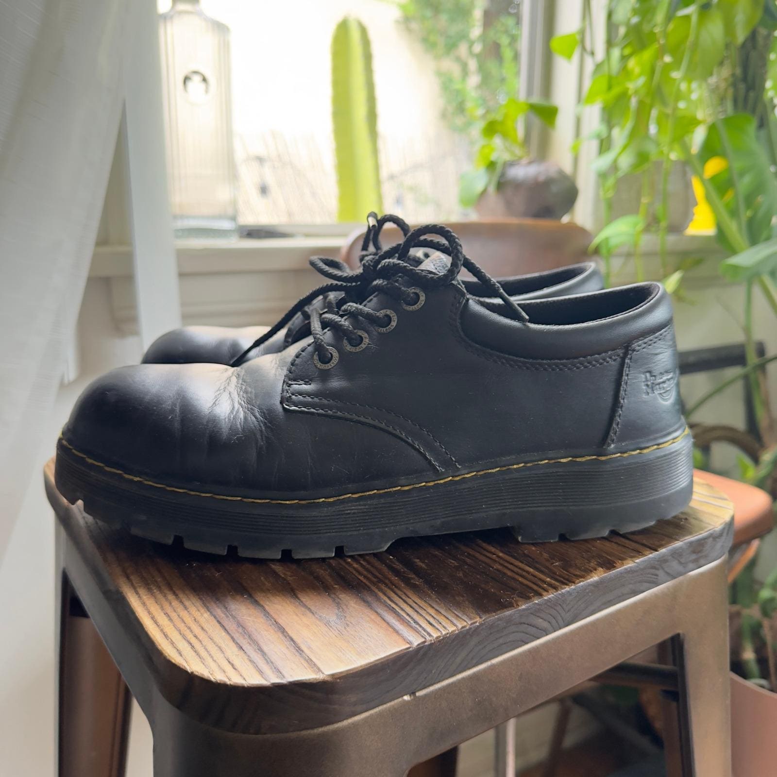 Vintage Dr. Martens Black Soft Leather Lace up BOOTS  12 m 12m Amazon.com: Dr. Martens unisex adult Lace Fashion Boot  main image 3