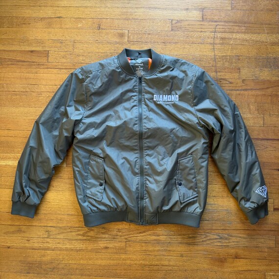 Diamond Supply Co. メンズ XL ボンバージャケット ウィンドブレーカー 