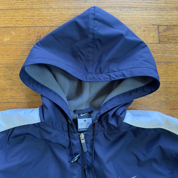 nike fleece lined rain jacket