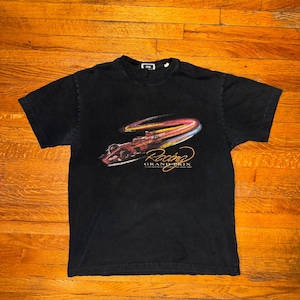 KITH Herren Black Racing Grandprix Grafik-T-Shirt Größe L Bild 1